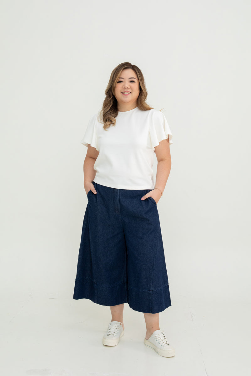 Flutter Sleeves Tee (White)