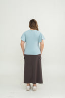 Flutter Sleeves Tee (Light Blue)