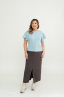 Flutter Sleeves Tee (Light Blue)