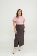 Flutter Sleeves Tee (Rose Pink)