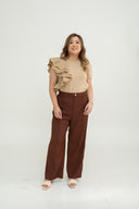 Modern Flow Tailored Pants (Coffee)