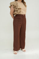 Modern Flow Tailored Pants (Coffee)