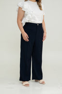 Modern Flow Tailored Pants (Dark Navy)