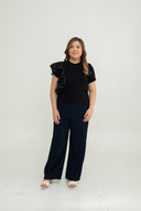 Viva Frill Tee (Black)