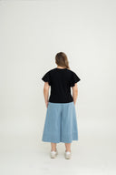 Flutter Sleeves Tee (Black)
