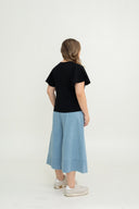 Flutter Sleeves Tee (Black)
