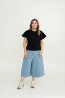 Flutter Sleeves Tee (Black)