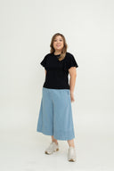 Flutter Sleeves Tee (Black)