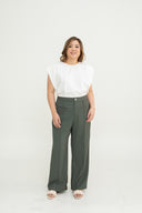 Modern Flow Tailored Pants (Sage)
