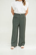 Modern Flow Tailored Pants (Sage)