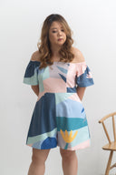 2-way Off Shoulder Romper (édition limitée print)