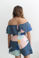2-way Off Shoulder Romper (édition limitée print)