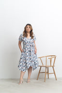 Kimono Wrap Dress (Geometry)