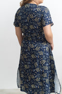 Kimono Wrap Dress (édition limitée print - Golden Fall)
