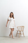 2-way Off Shoulder Romper (Embroidery)