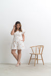 2-way Off Shoulder Romper (Embroidery)