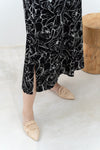 Wild Flowers Summer Dress (Black)