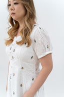 Embroidery Dress (White)