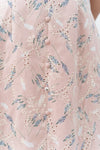 Embroidery Crochet Dress (Pink)