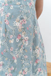 Embroidery Crochet Dress (Blue)