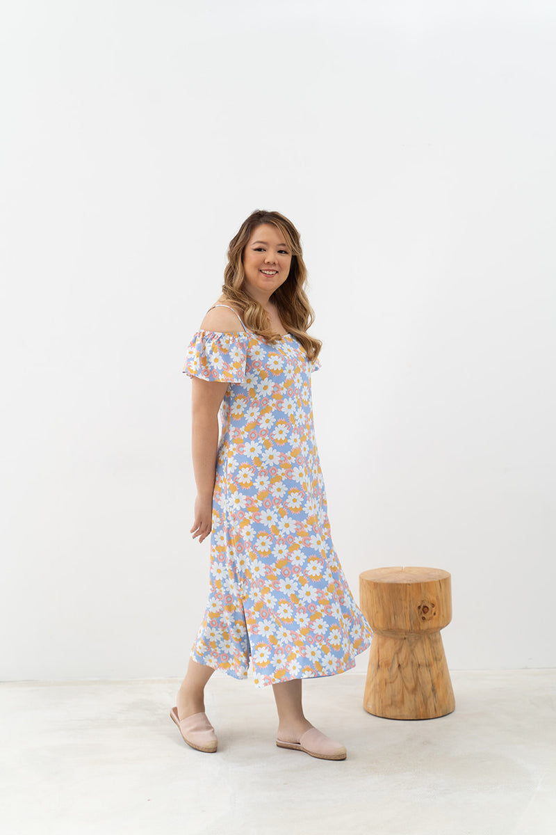 Wild Flowers Summer Dress (Pastel)