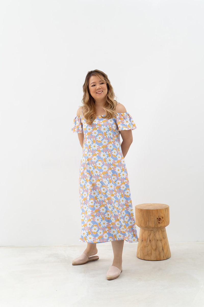 Wild Flowers Summer Dress (Pastel)