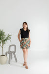Japanese Prints Skorts (Black Sakura)