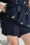 Open Field Mini Dress Romper (édition limitée Navy)