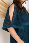 Kimono Lace Romper (Forest Green), One-Piece - 1214 Alley