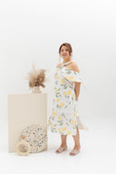 Halter Resort Dress (édition limitée print - Citrus Lemon)
