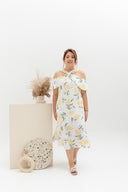 Halter Resort Dress (édition limitée print - Citrus Lemon)