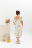 Halter Resort Dress (édition limitée print - Citrus Lemon)