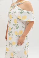 Halter Resort Dress (édition limitée print - Citrus Lemon)