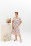 Halter Resort Dress (édition limitée print - Hibiscus Pink)