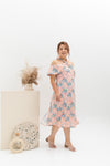 Halter Resort Dress (édition limitée print - Hibiscus Pink)