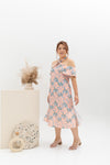 Halter Resort Dress (édition limitée print - Hibiscus Pink)