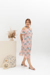 Halter Resort Dress (édition limitée print - Hibiscus Pink)