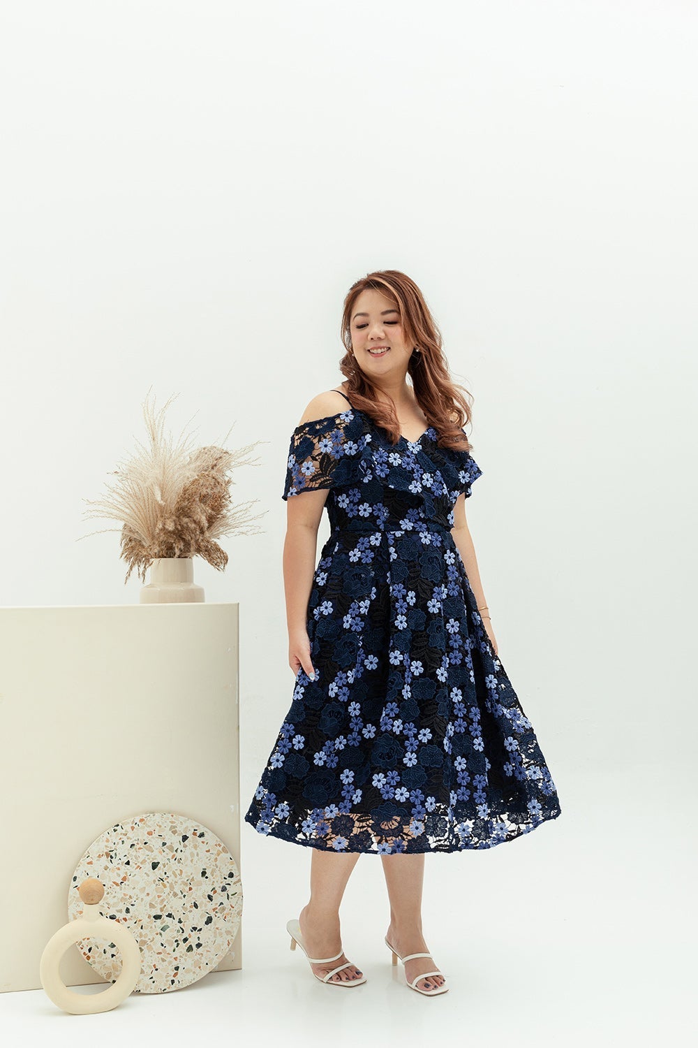 Classic ELTWINE Crochet Lace Dress (Navy)  (édition deluxe)