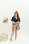 Prints Kimono Romper (Forest)
