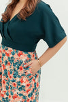 Prints Kimono Romper (Forest)