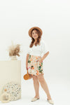 Prints Kimono Romper (White)