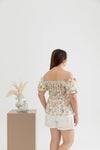Clare Smocked Top (Sunshine Meadows)