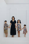 (BOY) Mandarin Collar with Wooden Button Shirt  (édition limitée print - Lunar Rabbit)