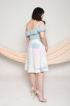 Cold Shoulder Frills Dress ( édition limitée print), Dress - 1214 Alley