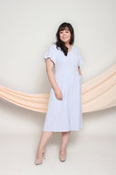 Flutter Sleeves Midi Jumpsuit (Baby Lilac), One-Piece - 1214 Alley