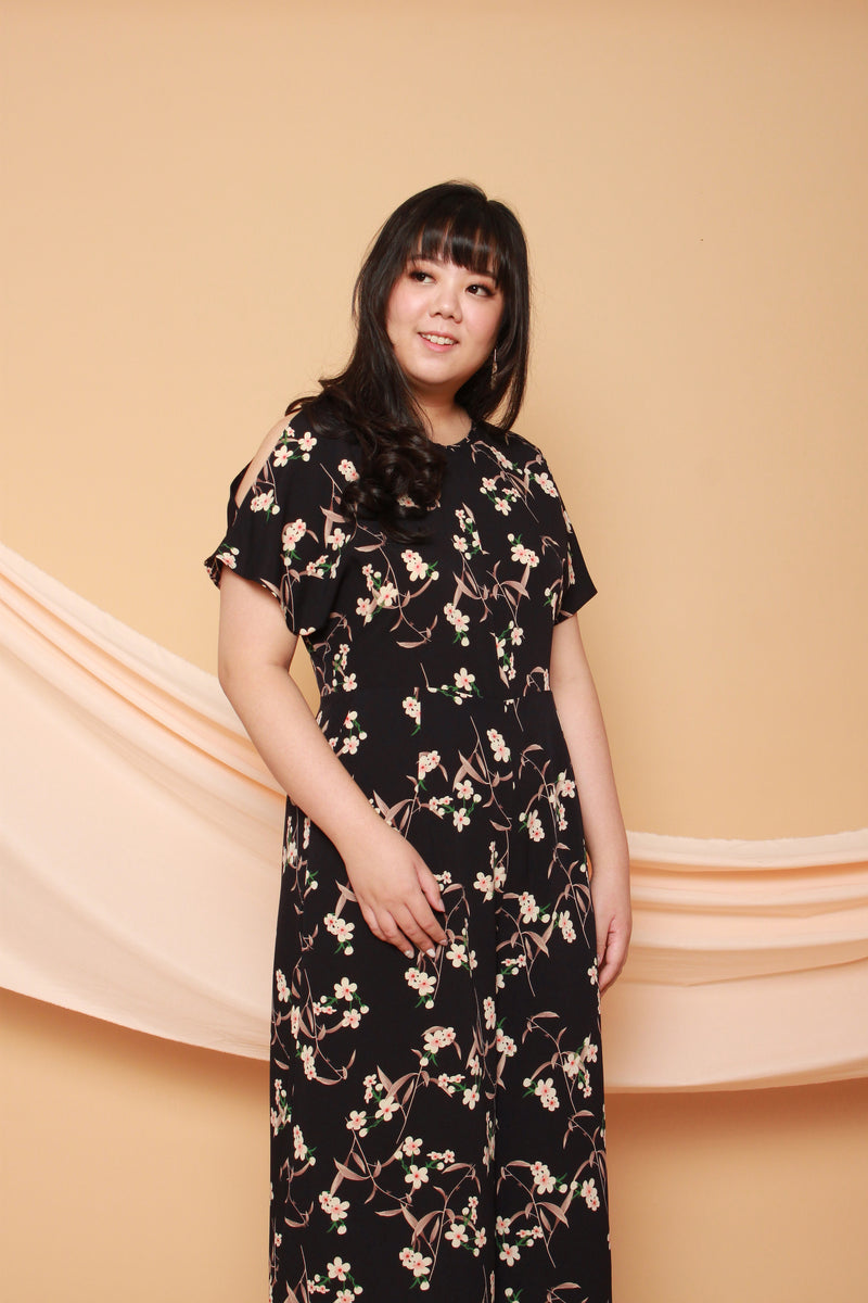 Spring Jumpsuit (Black), One-Piece - 1214 Alley