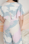 Flutter Sleeves Midi Jumpsuit (édition limitée print), One-Piece - 1214 Alley