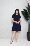 Classic Skater Dress (Navy Blue), Dress - 1214 Alley