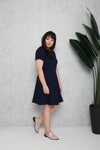 Classic Skater Dress (Navy Blue), Dress - 1214 Alley