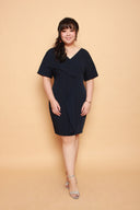 Waves Shift Dress (Navy), Dress - 1214 Alley